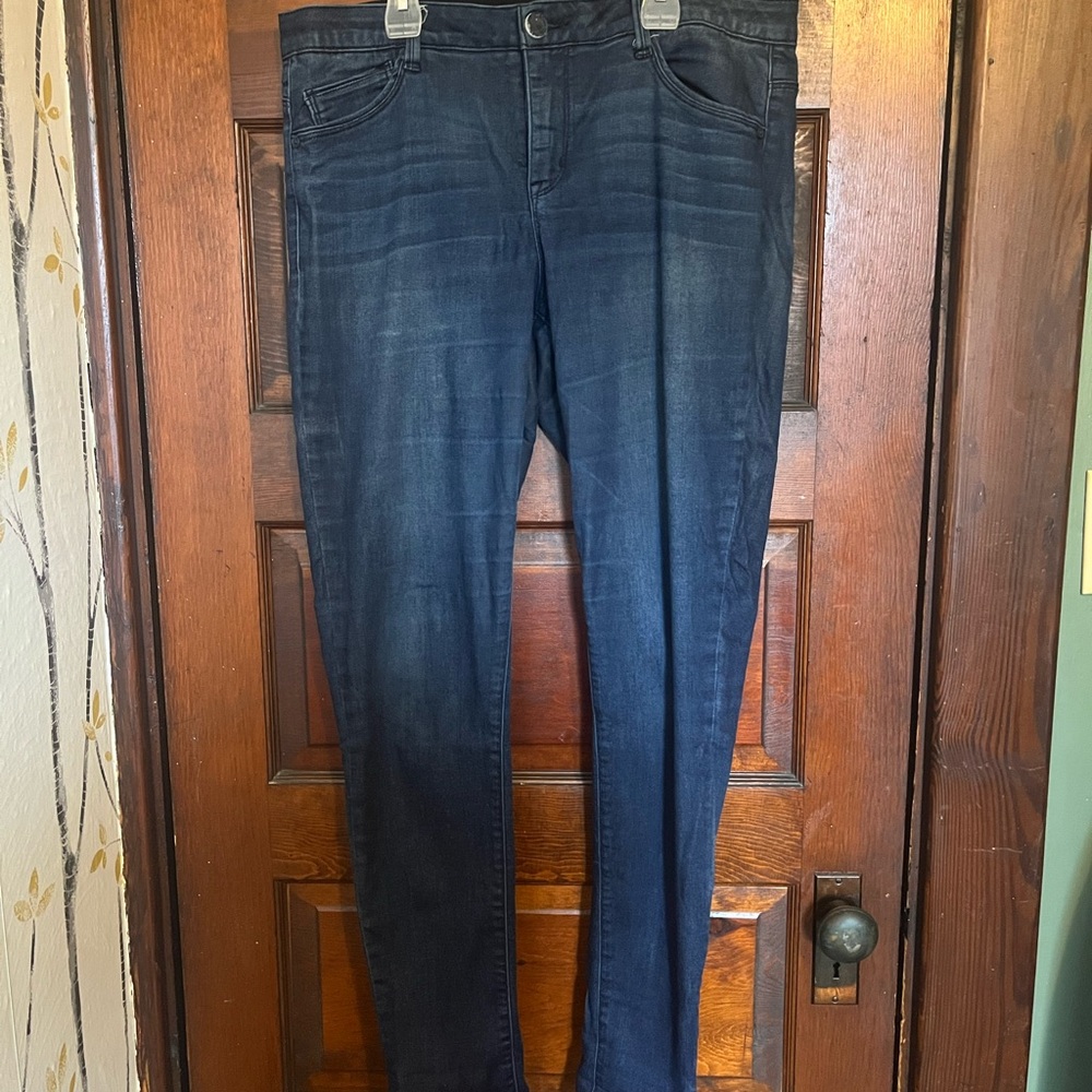 Women's Mac & Me Dark Blue Skinny Jeans